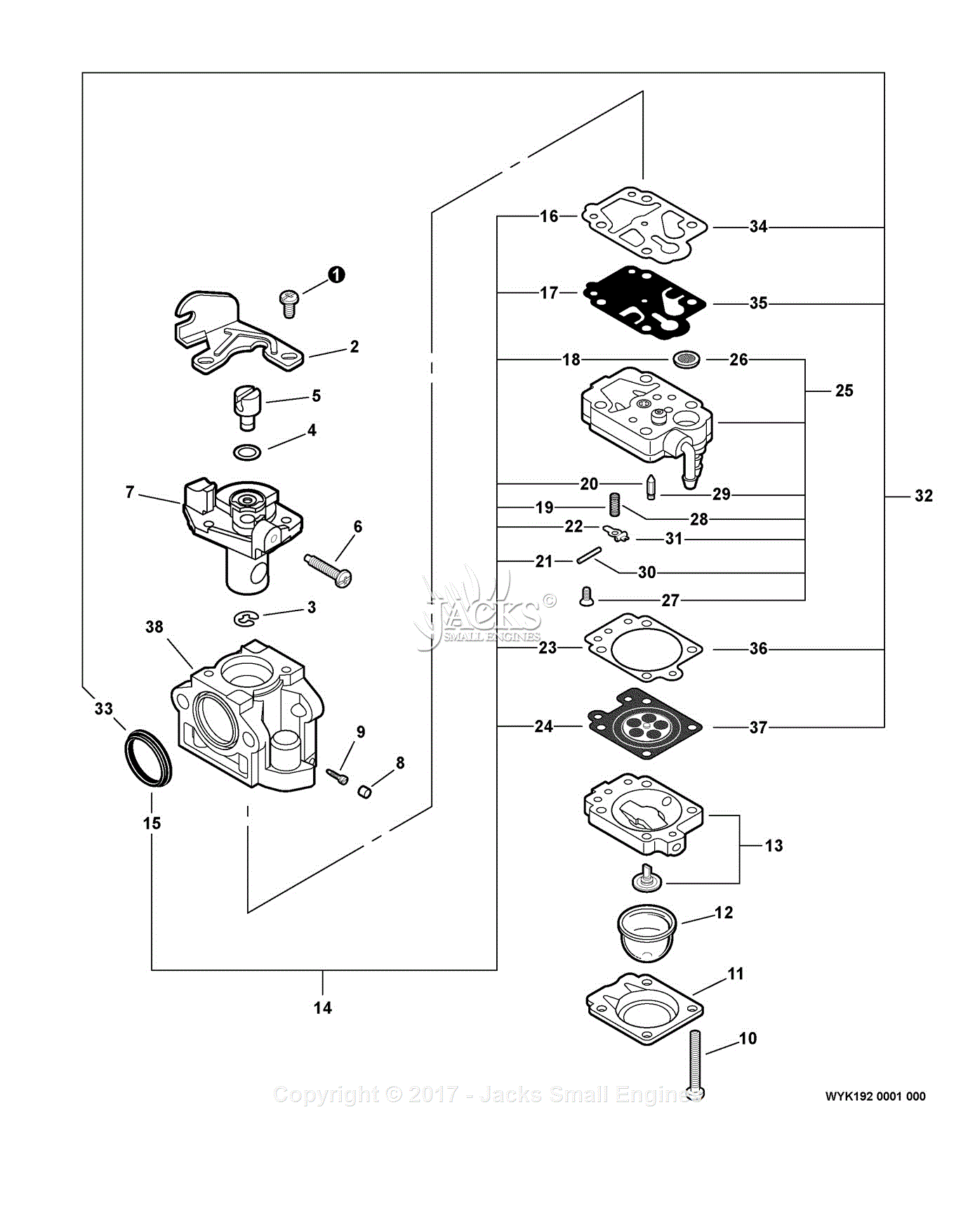 Echo PB-755T S/N: P07013001001 - P07013999999 Parts Diagram for ...