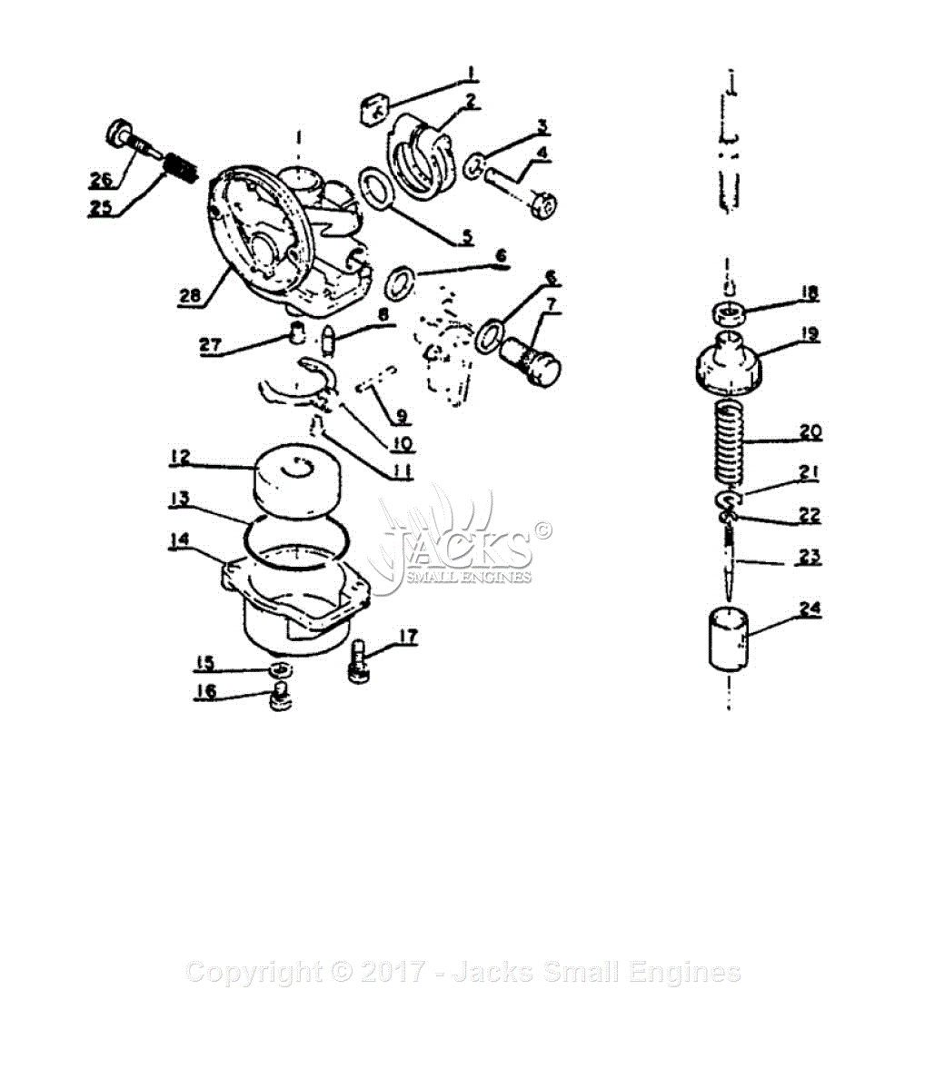 Echo PB-202 S/N: 001001 - 0040501 Parts Diagram for Carburetor