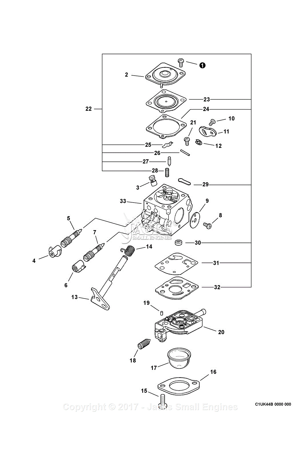 Echo PB-2455 S/N: P32720001001 - P32720999999 Parts Diagram for ...