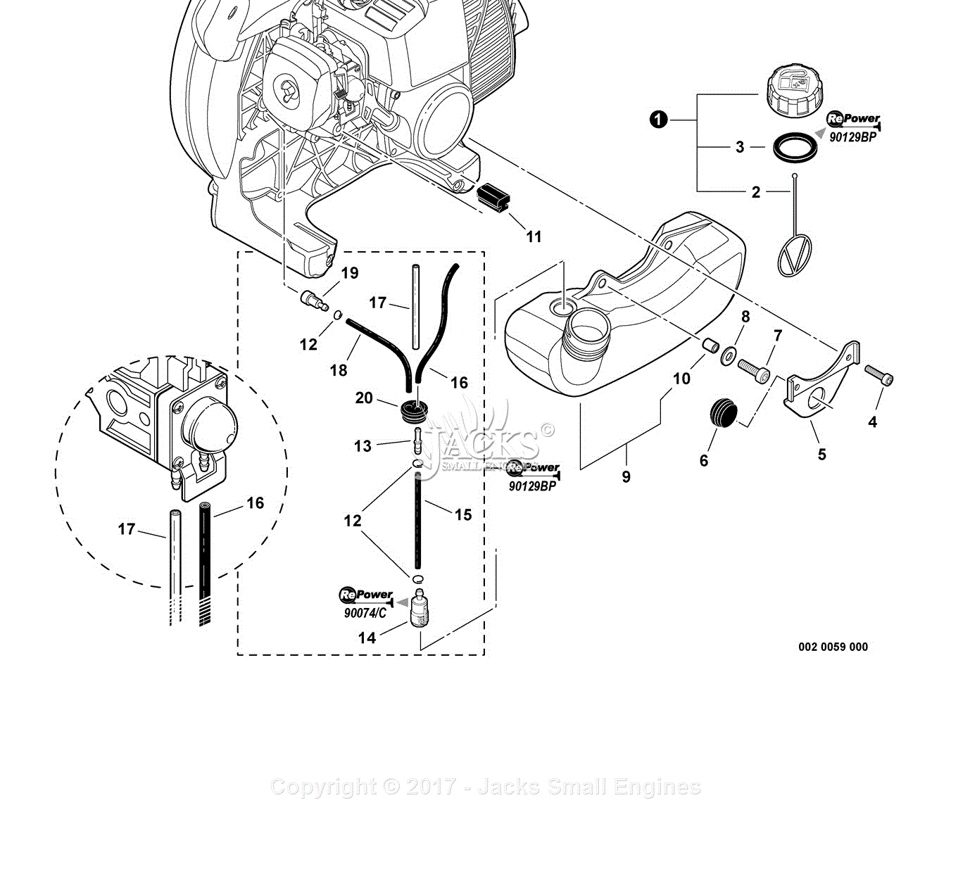 Wiring Diagram: 35 Echo Blower Parts Diagram