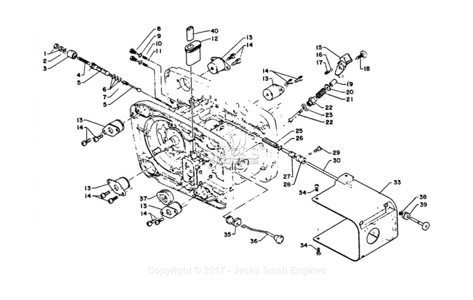 Echo CS-1001VL Parts Diagram for Oiler And Decomp