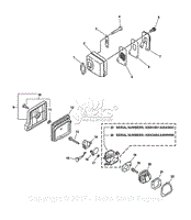 Echo Cs 301 S N 02001001 02999999 Parts Diagrams