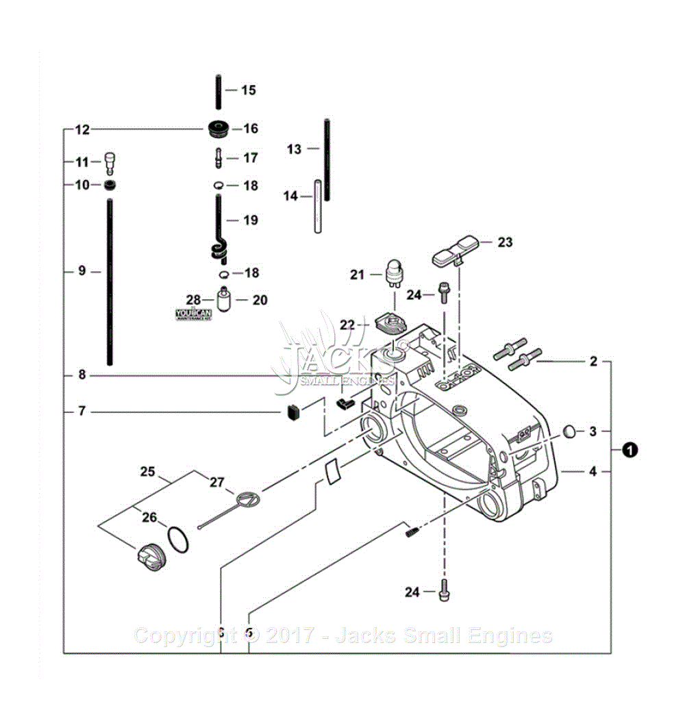 Echo CS-303T S/N: C67215001001 - C67215999999 Parts Diagram For Fuel System