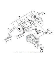 Echo CS-330T SN C04212001001 - C04212999999 Parts Diagram for Handles ...