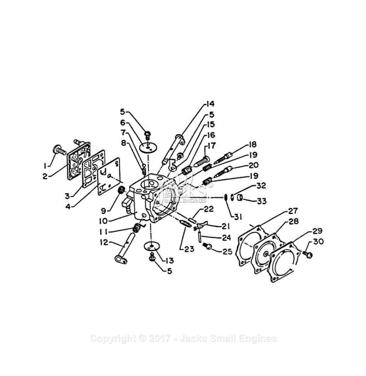 Echo CS-510EVL Parts Diagram for Carburetor