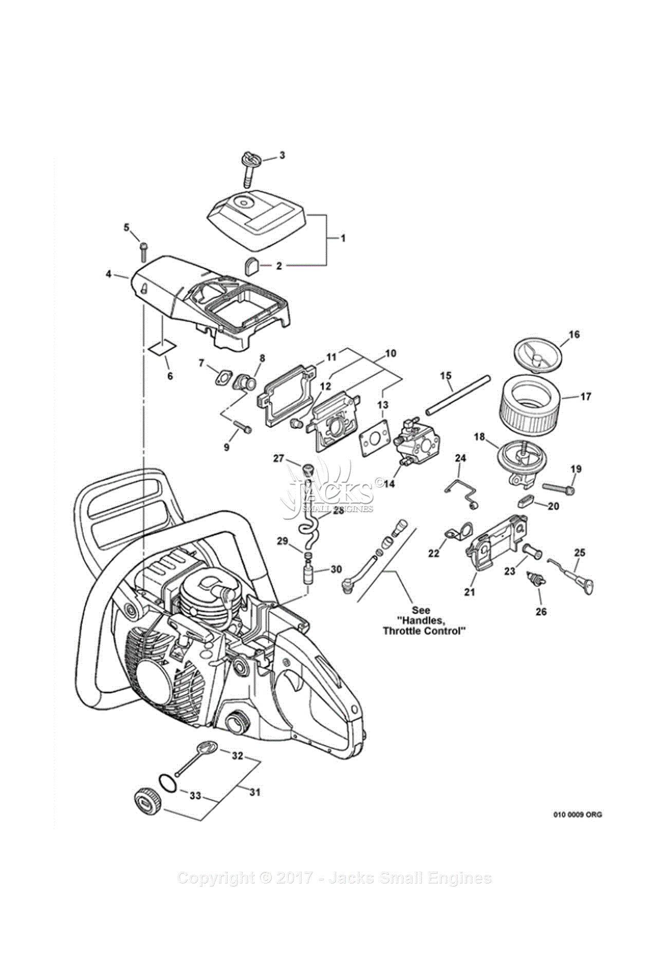 Echo Cs-530 S N: C02904001001 - C02904999999 Parts Diagram For Engine 