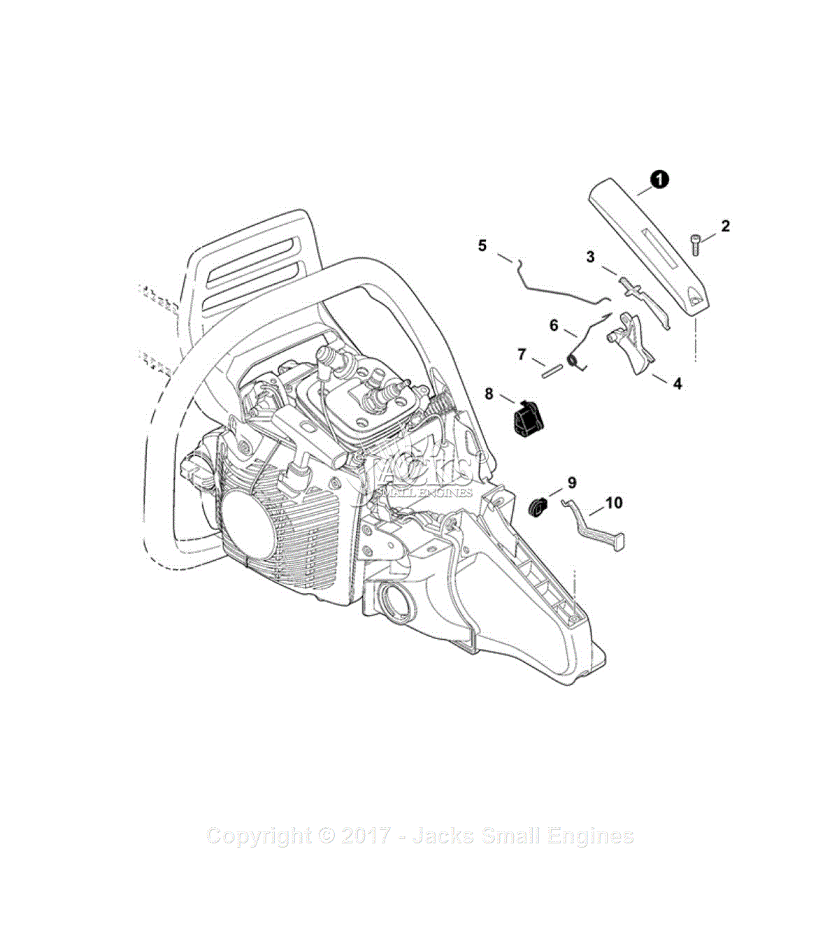 Echo CS590 S/N C69015001001 C69015999999 Parts Diagram for Throttle