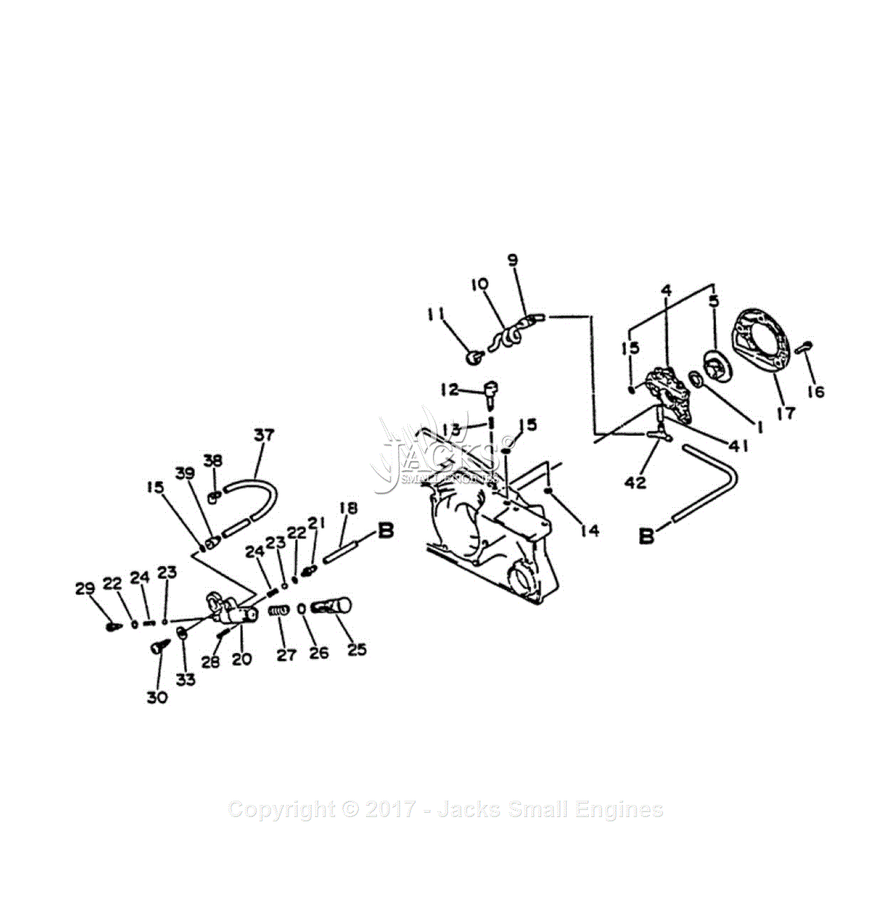 Echo CS-6700 S/N: 001001 - 023377 Parts Diagram for Oiler Sys