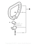 Genuine Echo Loop Handle Assembly Fits PE-225 P021016270