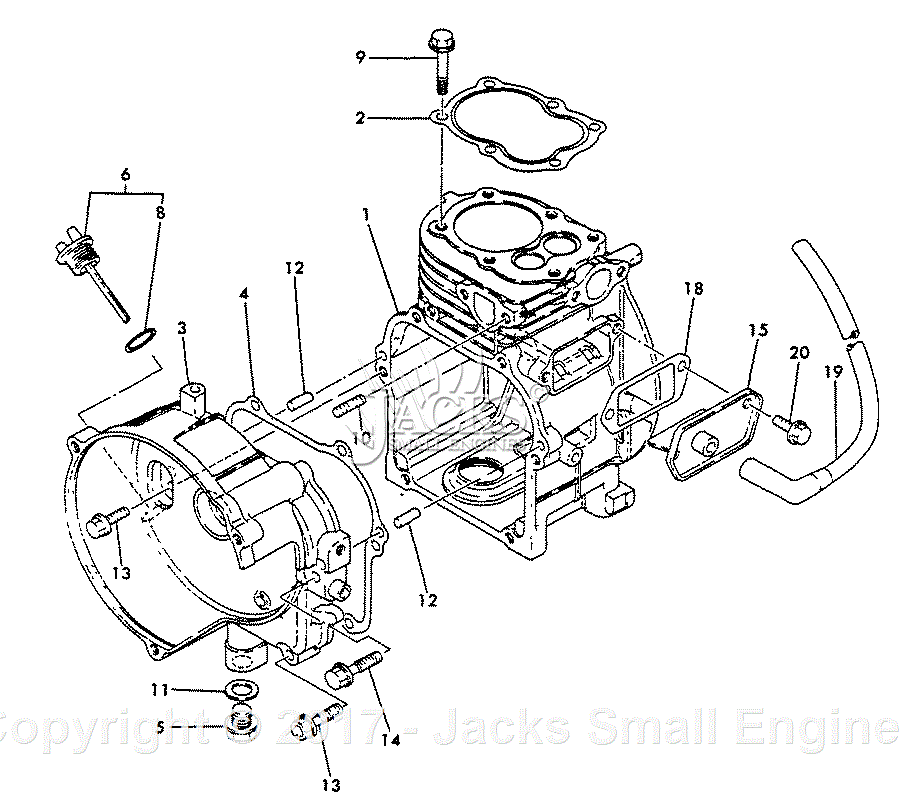 Echo EG-750 Parts Diagram for Breather, Cylinder Body