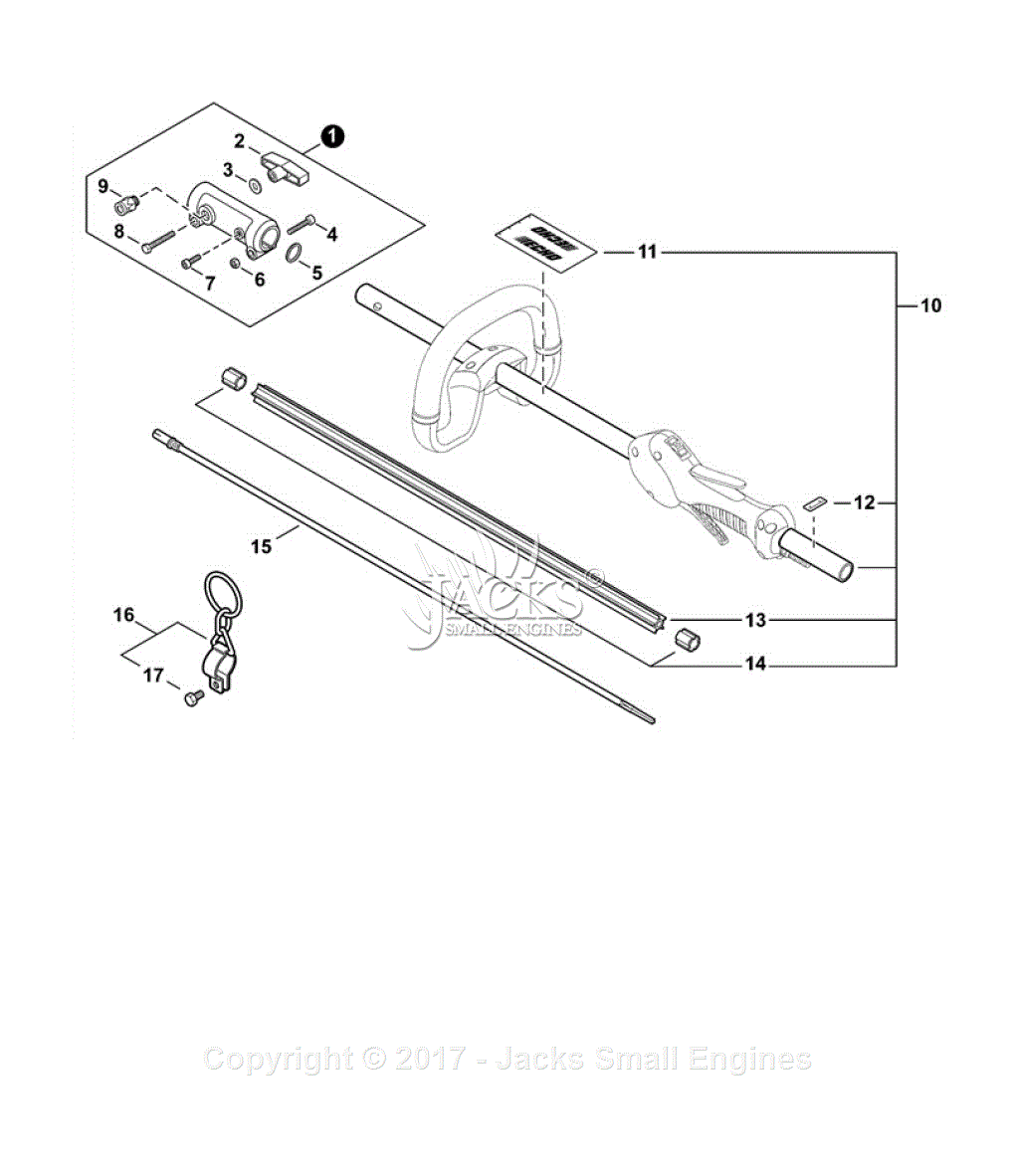 Echo PAS-266 S/N: T44312001001 - T44312999999 Parts Diagram for Main ...