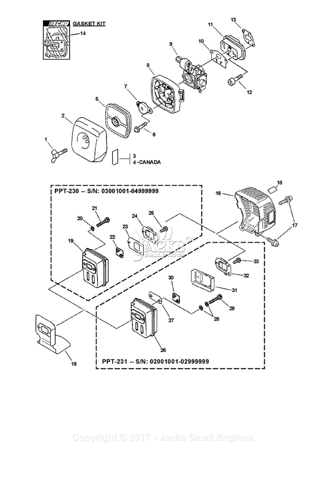 31 Echo Power Pruner Parts Diagram