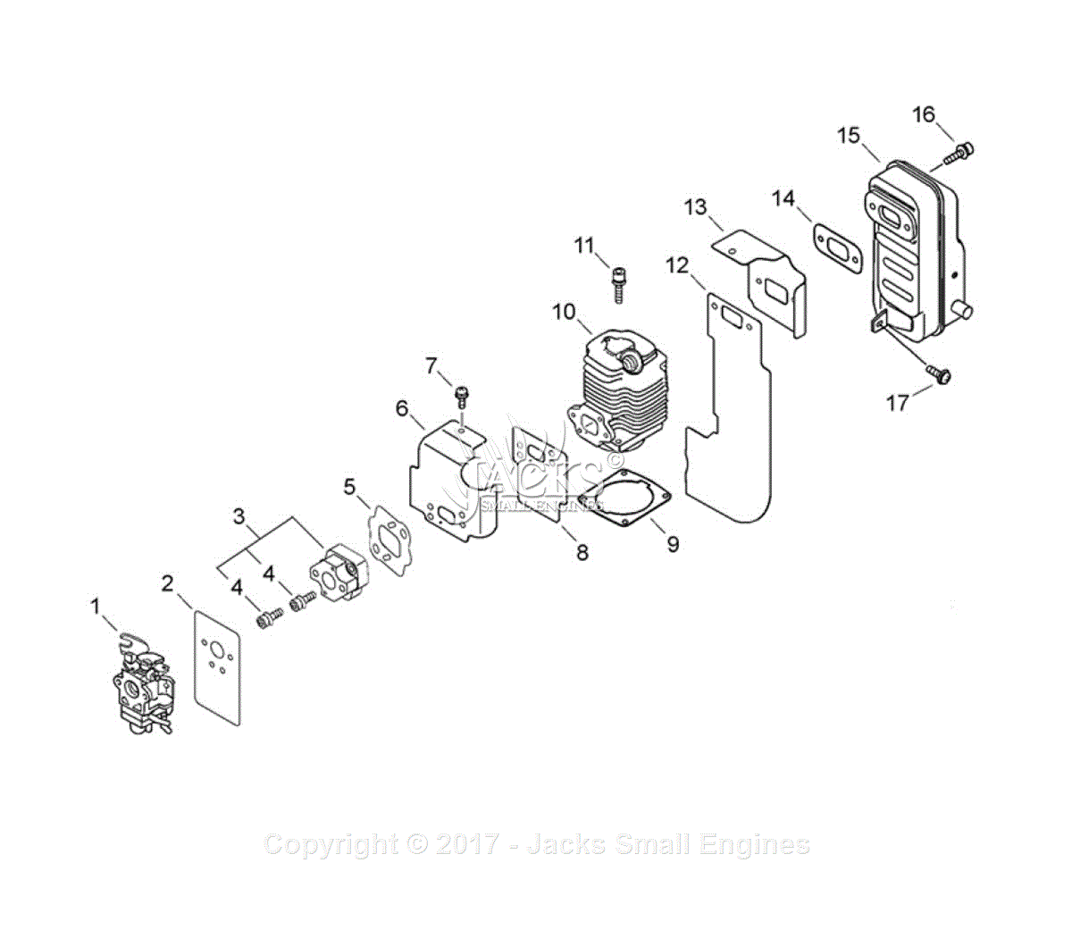 Echo Dm-6110 S N: 23001001 - 23999999 Parts Diagram For Assembly Title