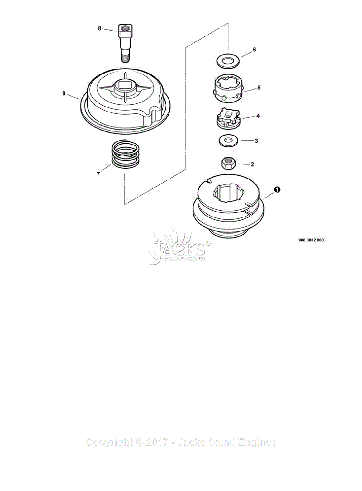 Echo SRM-210 S/N: S72812001001 - S72812999999 Parts ... 7 3 fuel filter diagram 