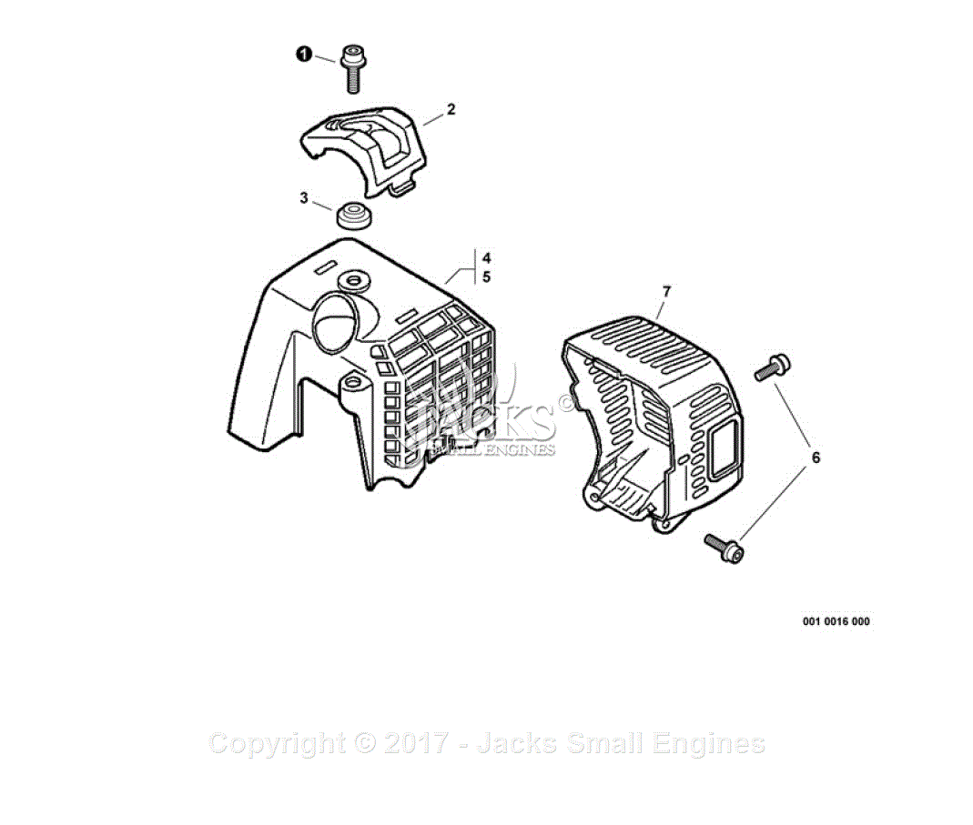 Echo SRM-260S S/N: 03001001 - 03999999 Parts Diagram for ...