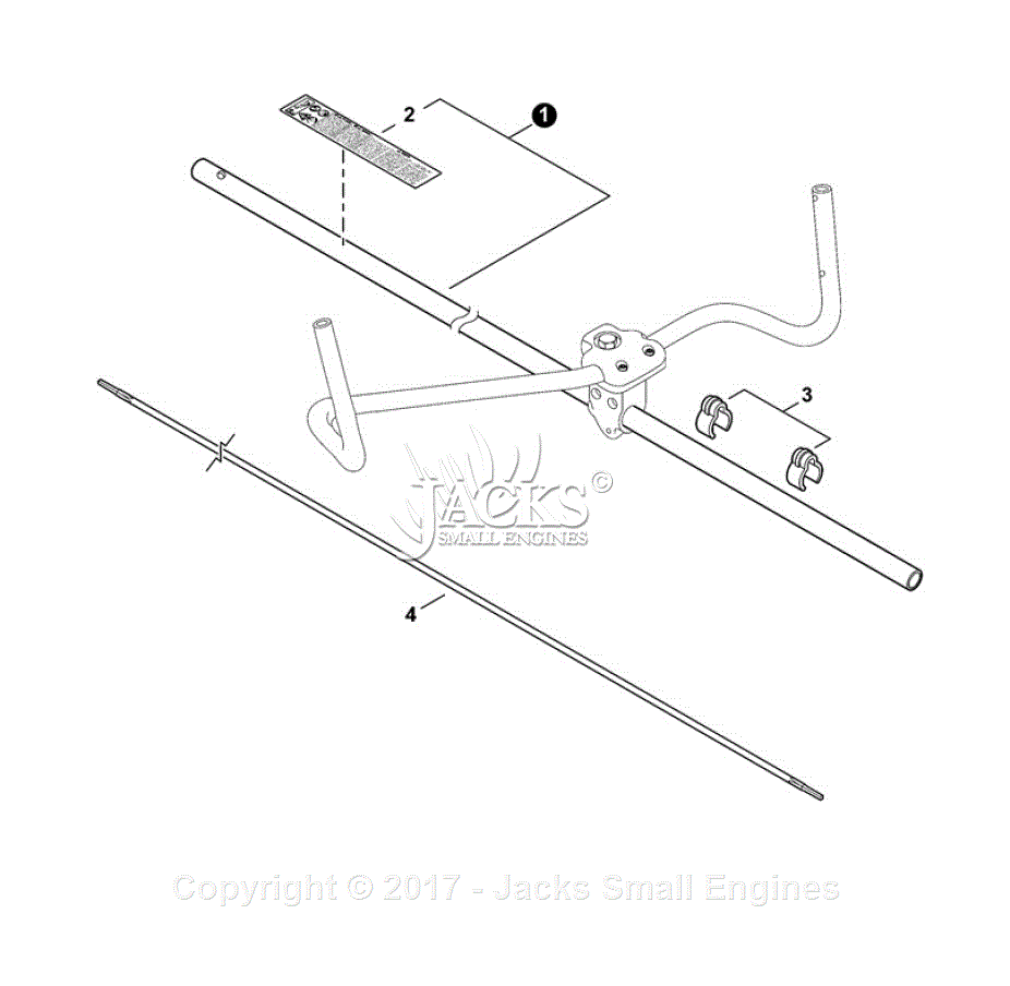 Echo SRM-2620U S/N: T89615001001 - T89615999999 Parts Diagram for Main Pipe