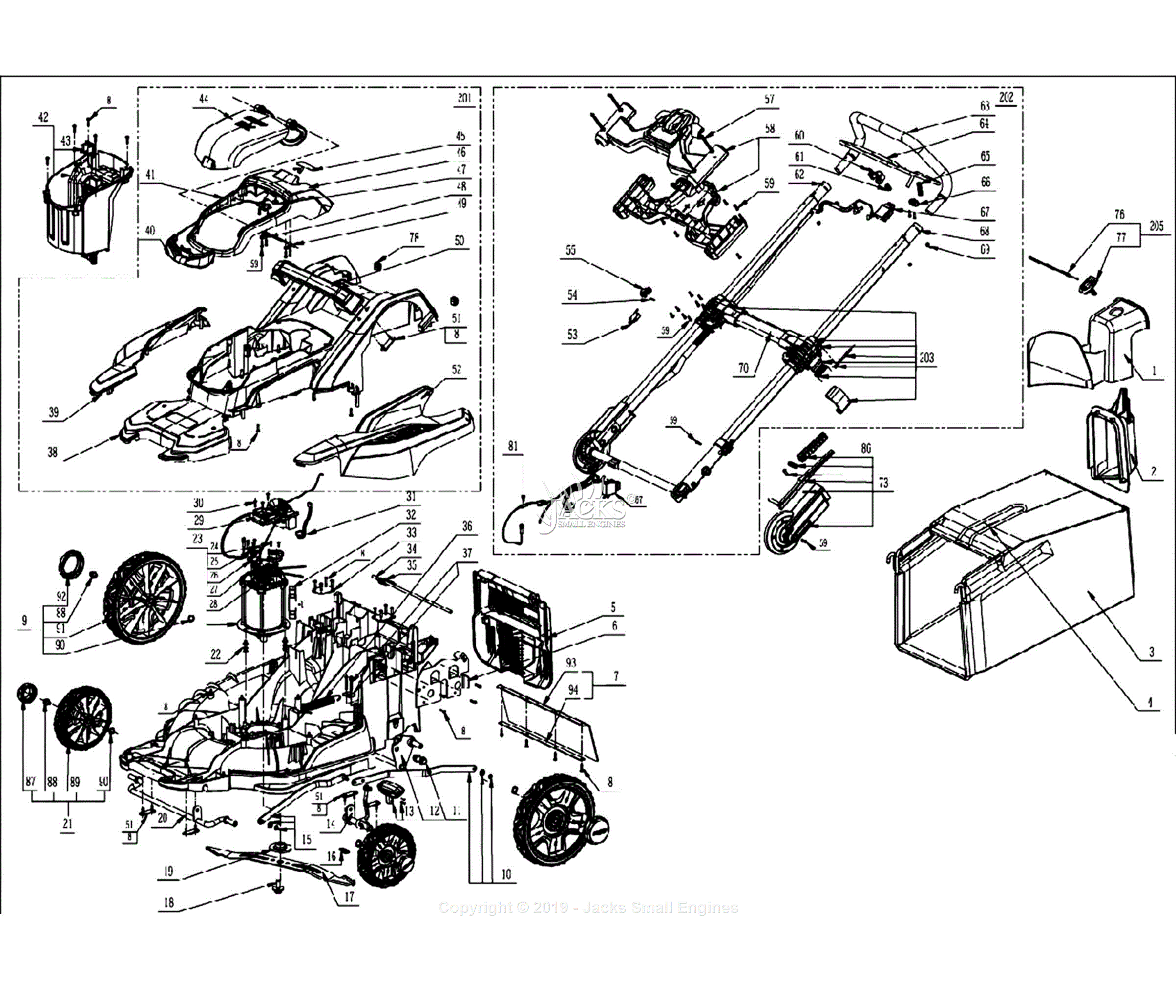Ego Lm2000 Parts Diagram For Assembly