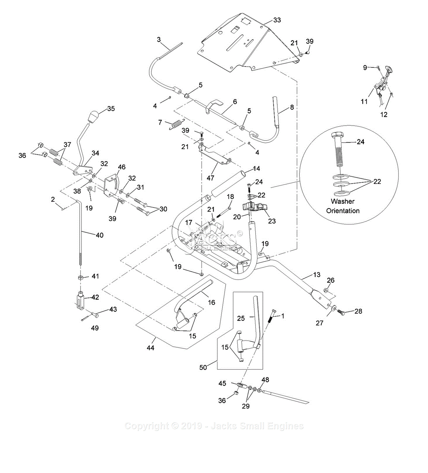 Exmark TTX650EKCE S/N 312,000,000 & Up Parts Diagram for ECS Upper ...