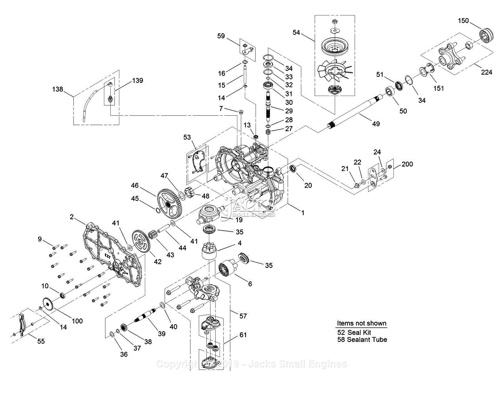 Exmark QTE691KA501 S/N 313,000,000 & Up Parts Diagram for RH Hydro ...