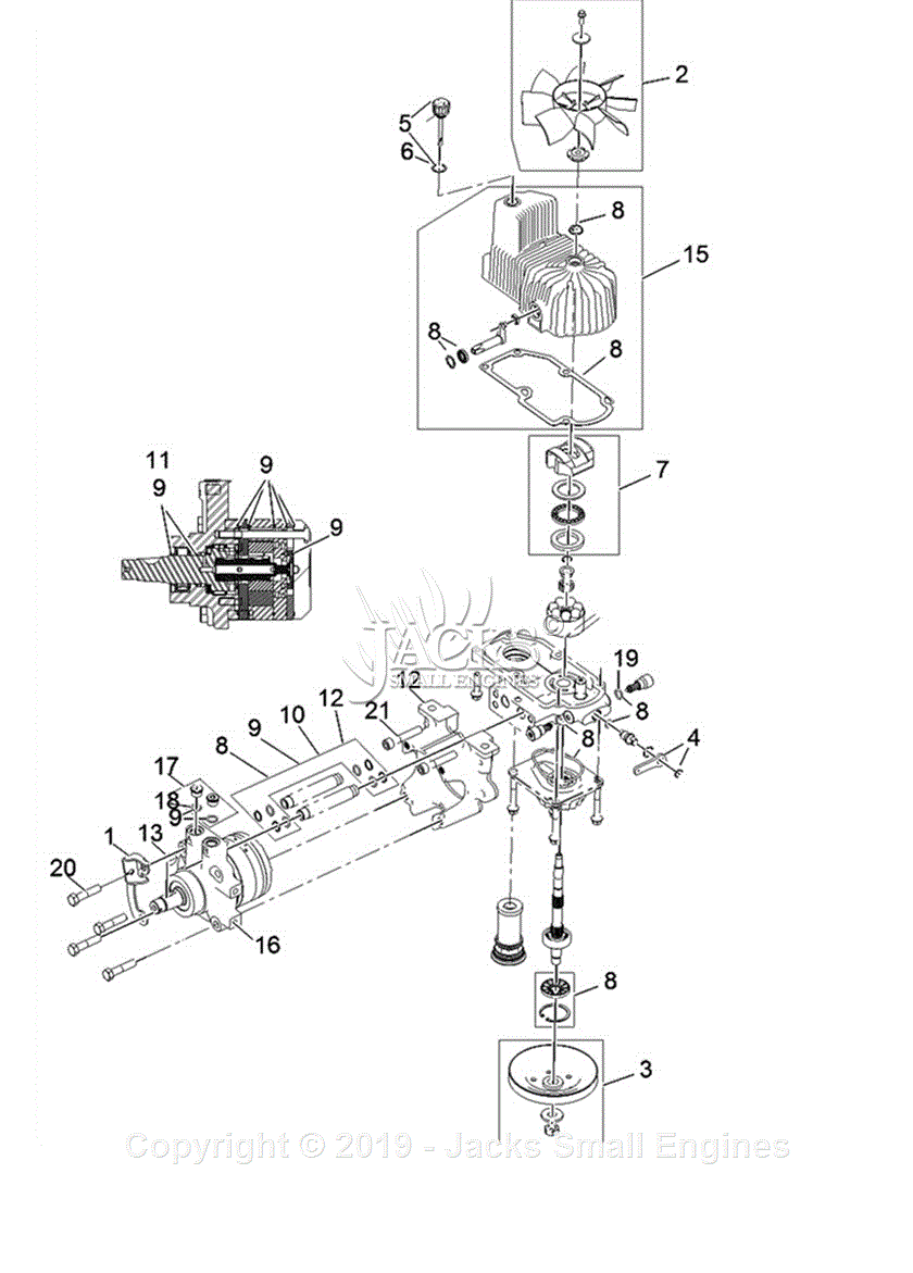 Exmark LZX801KA606 S/N 312,000,000 & Up Parts Diagram for RH Hydro ...