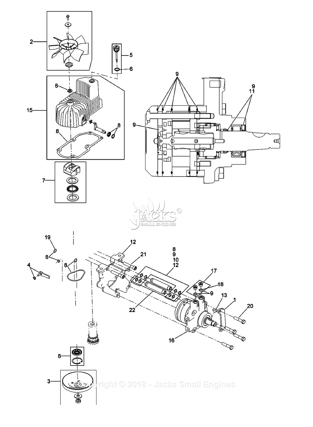 Exmark LZE742GKC604A3 S/N 316,000,000 & Up Parts Diagram for RH Hydro ...