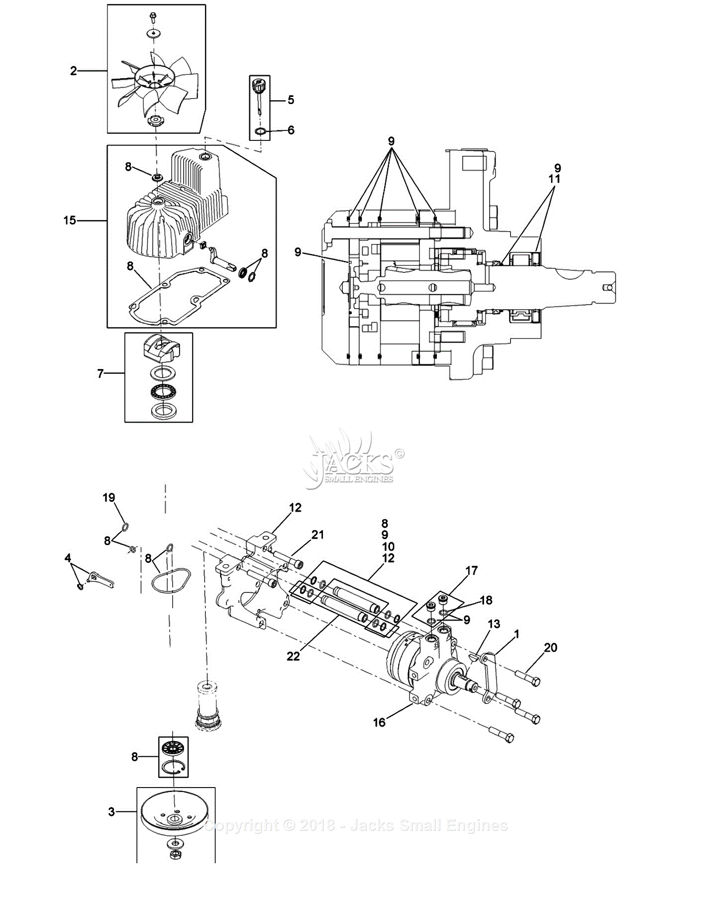 Exmark LZS749AKC72400 S/N 316,000,000 & Up Parts Diagram for RH Hydro ...