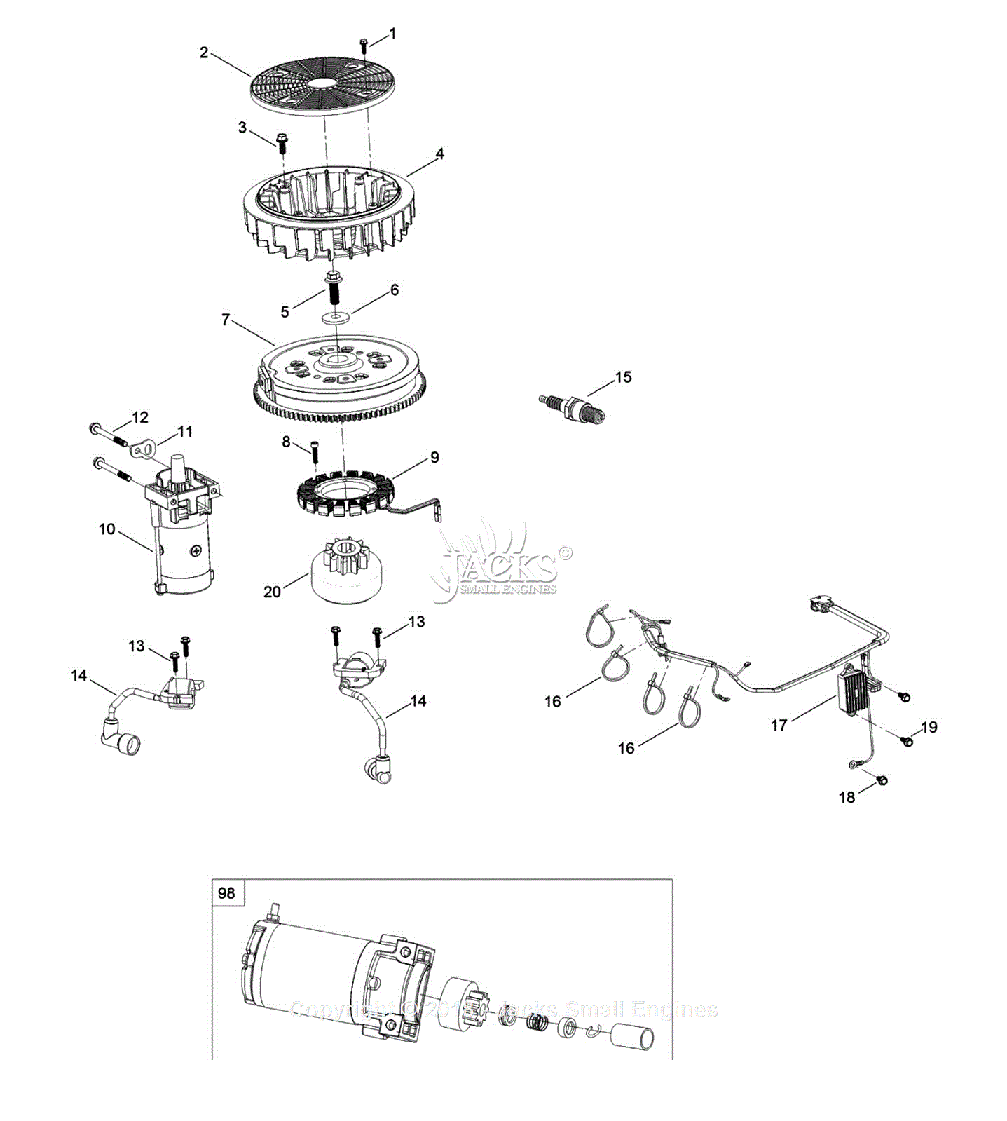 Exmark radius 2025 e series parts