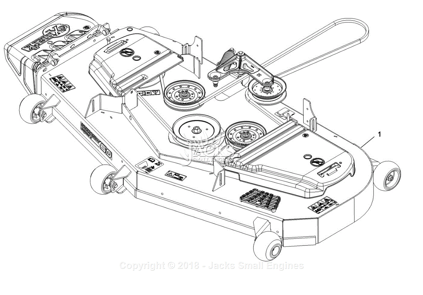 Exmark RAE708GEM60300 S/N 400,000,000 & Up Parts Diagram for Complete ...