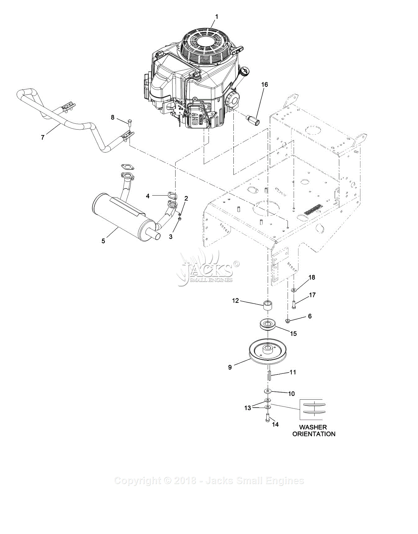 Exmark Mgs481cka36200 S N 400,000,000 And Up Parts Diagram For Engine 