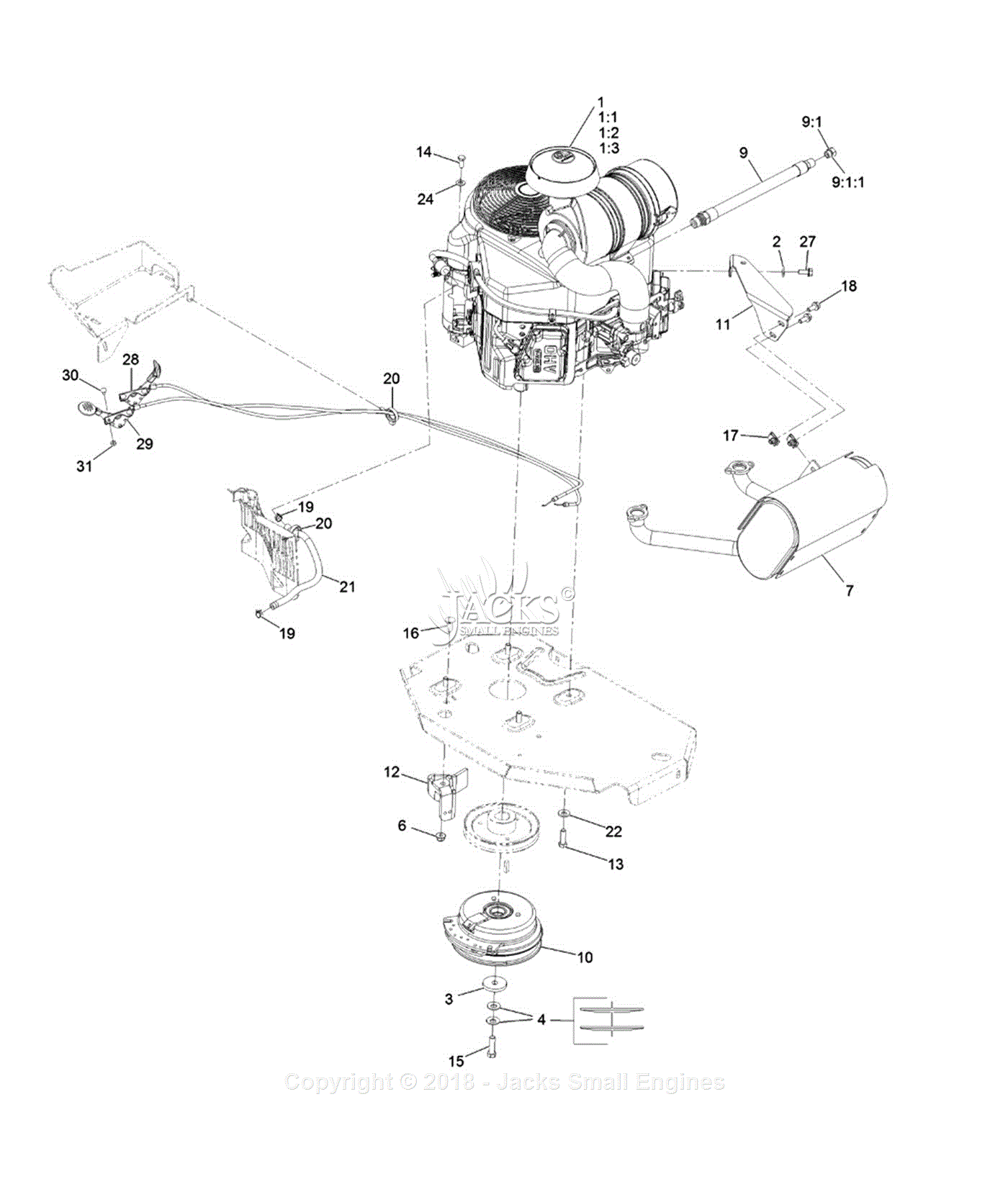 Exmark LZE651GKA484A2 S/N 402,082,300 & Up Parts Diagram ...