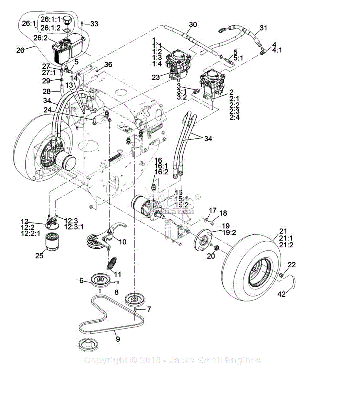 Exmark Tts Gka E S N Up Parts Diagram For Ground