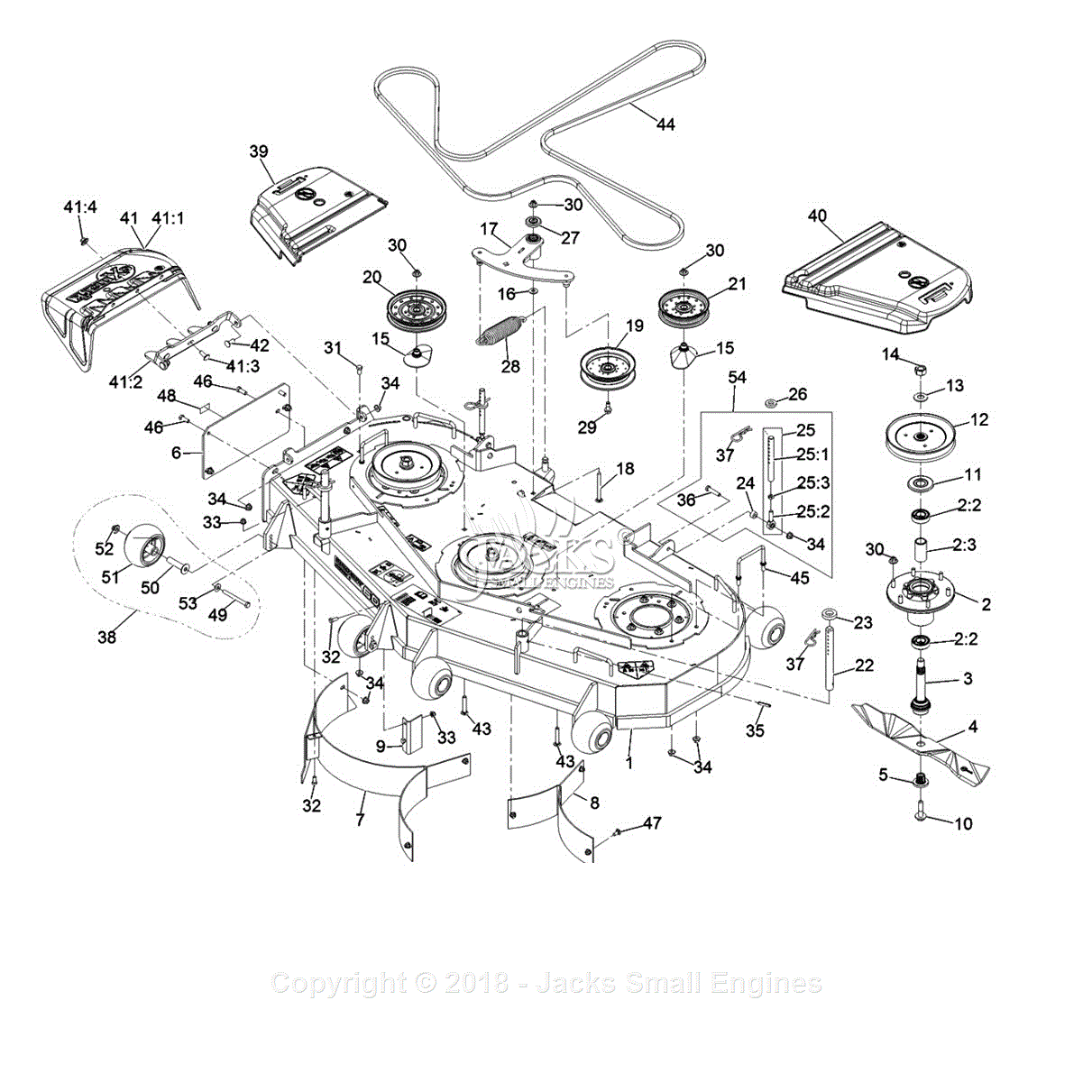 Exmark Ttx650ekc604n0 S N 400,000,000 And Up Parts Diagram For Deck 