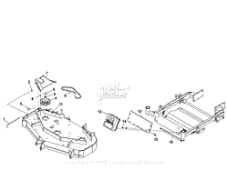 Exmark LHPUVD4448 (SN 720,000-789,999) Parts Diagram for Deck 