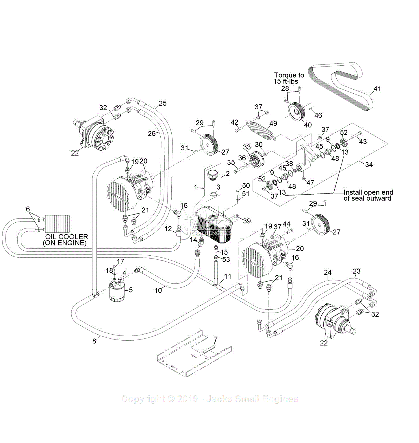 Exmark LZ28KC605 (SN 670,000-719,999) [2007] Parts Diagram for 