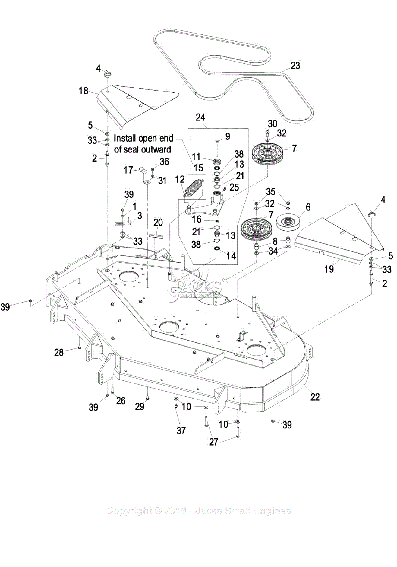 Exmark LZ23KC605 (SN 600,000-669,999) [2006] Parts Diagram for 