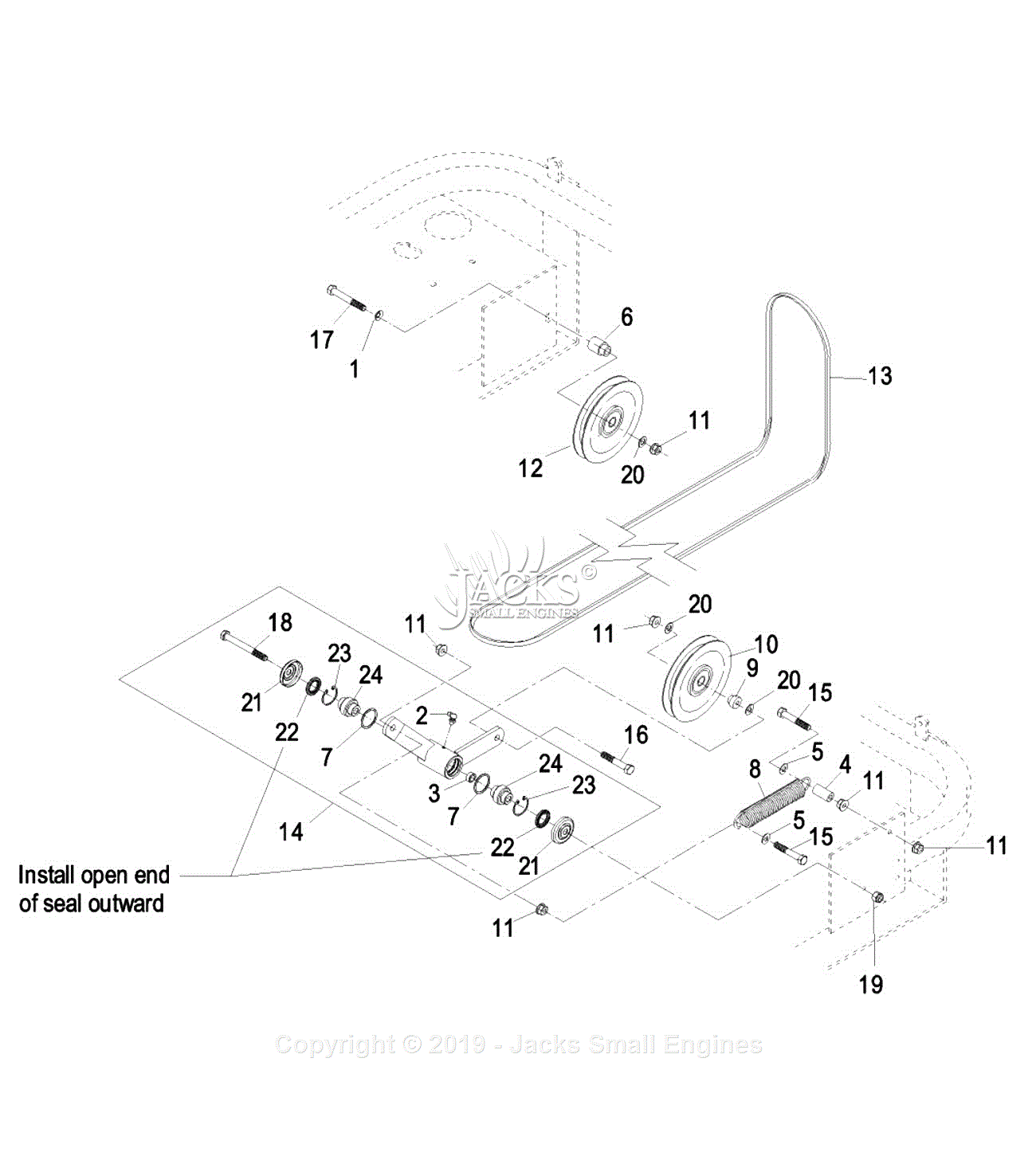 Exmark LZ27KC604 (SN 540,000-599,999) [2005 LATE] Parts Diagram 