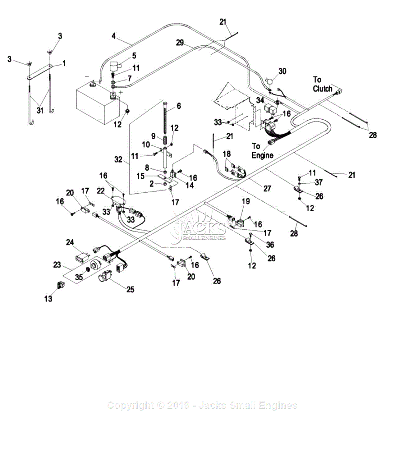 Exmark LAS25KC604 (SN 670,000-719,999) [2007] Parts Diagram for 