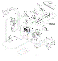 Exmark LAS25KC604 SN 720 000 789 999 Parts Diagram for Hydraulic