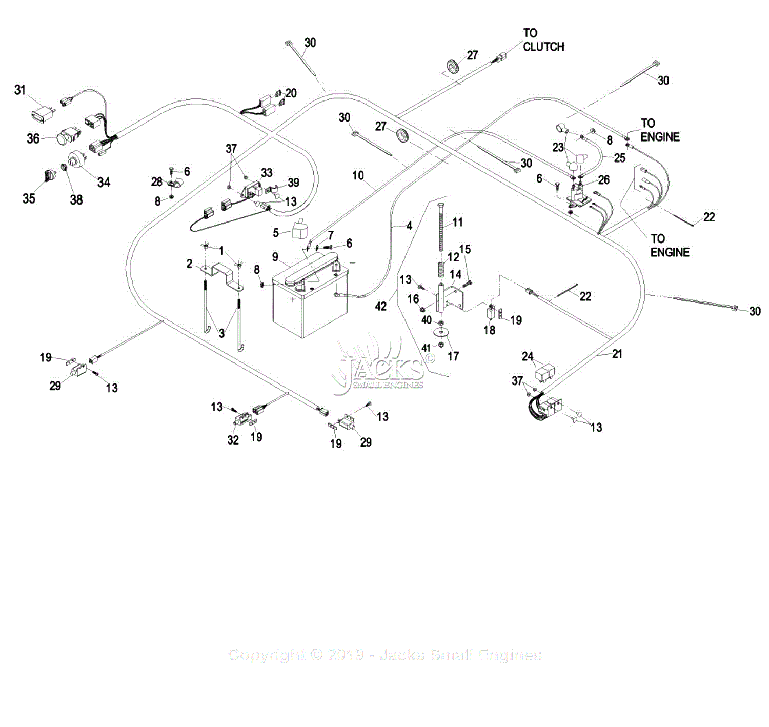 Exmark LCT5218BV (SN 540,000-599,999) [2005 Late] Parts Diagram for ...