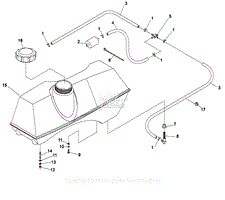 Exmark LHP4820KC (SN 320,000-369,999) [2002] Parts Diagram for Fuel Group