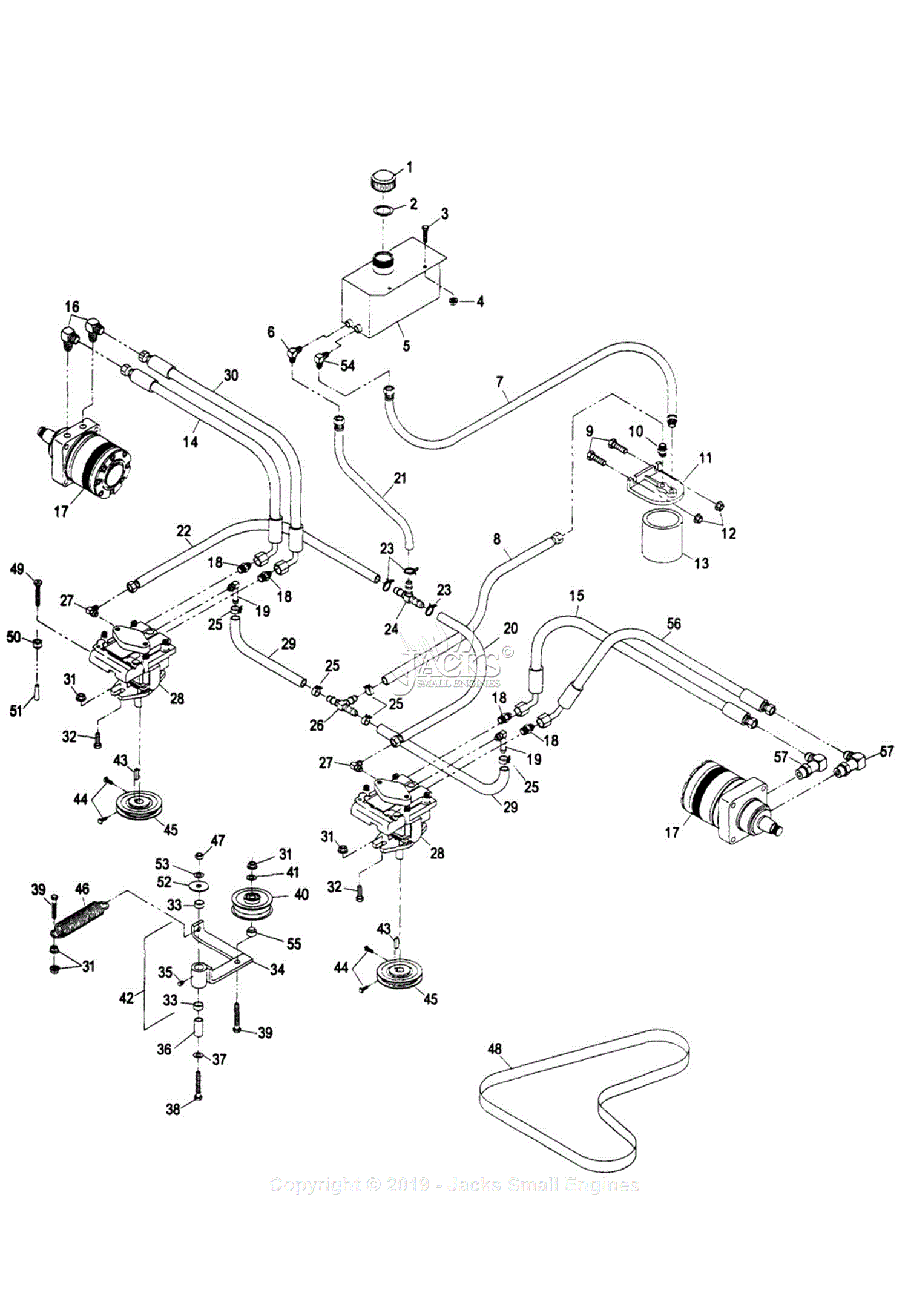 Exmark LHP5223KC (SN 220,000-251,999) [2000] Parts Diagram for Main ...