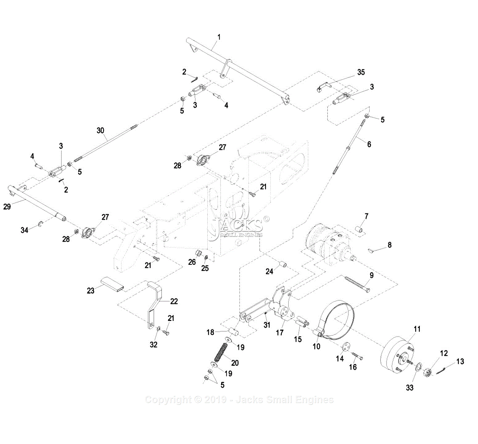 Exmark LHP5223KA (SN 510,000-539,999) [2005 Early] Parts Diagram for ...