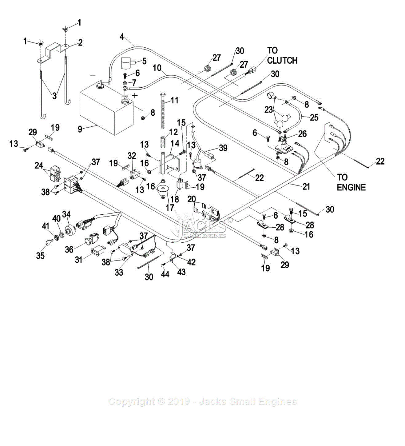 Exmark LHP4417KA (SN 260,000-319,999) [2001] Parts Diagram for Kawasaki ...