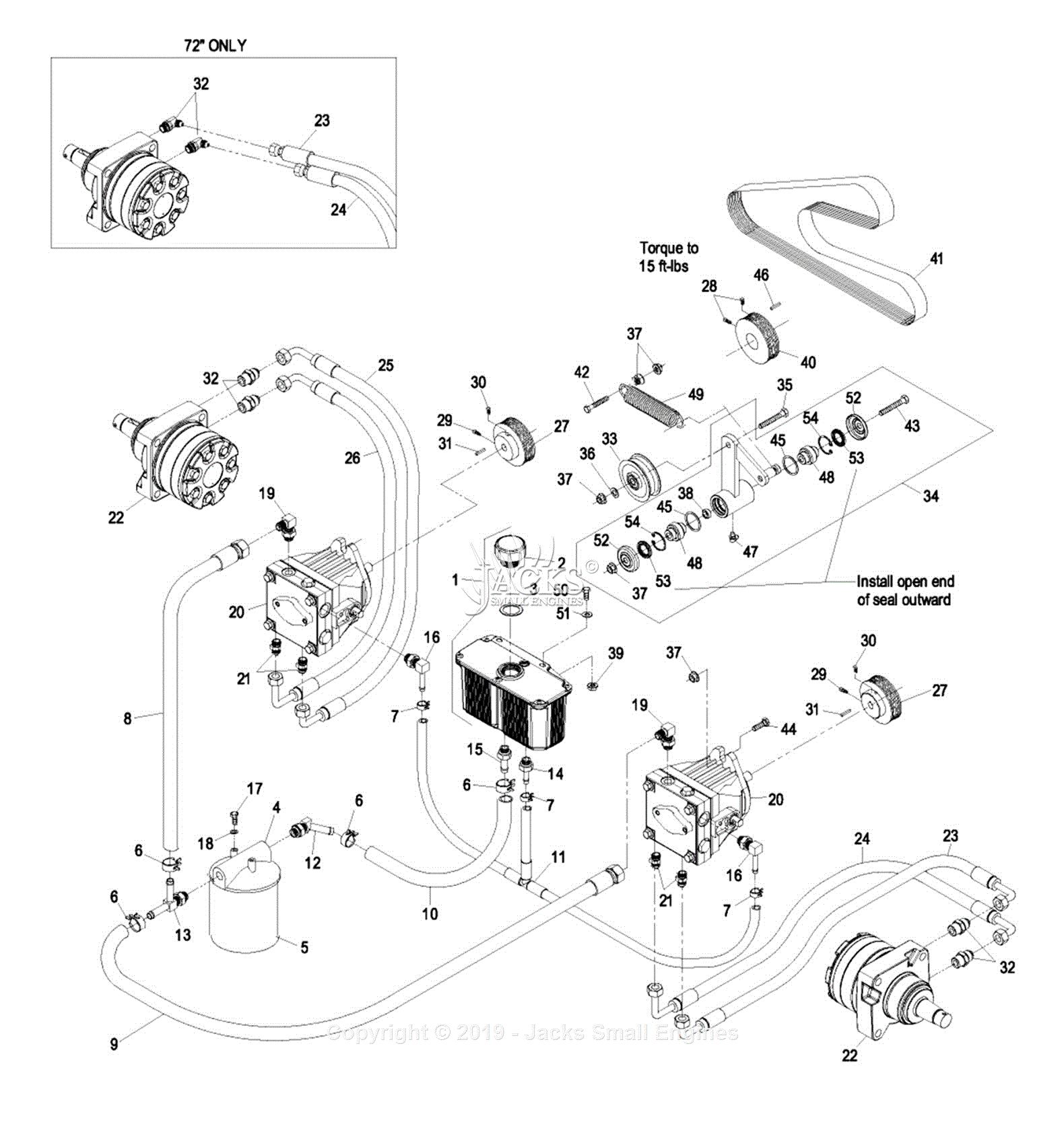 Exmark LZ27LKA724 S/N 540,000-599,999 (2005 Late) Parts Diagram for ...