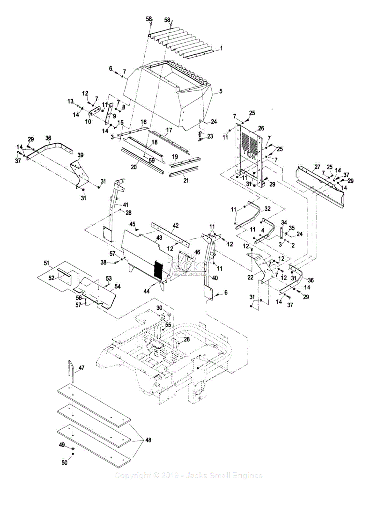 Exmark LZ22LKA604 S/N 190,000-219,999 (1999) Parts Diagram for Kawasaki