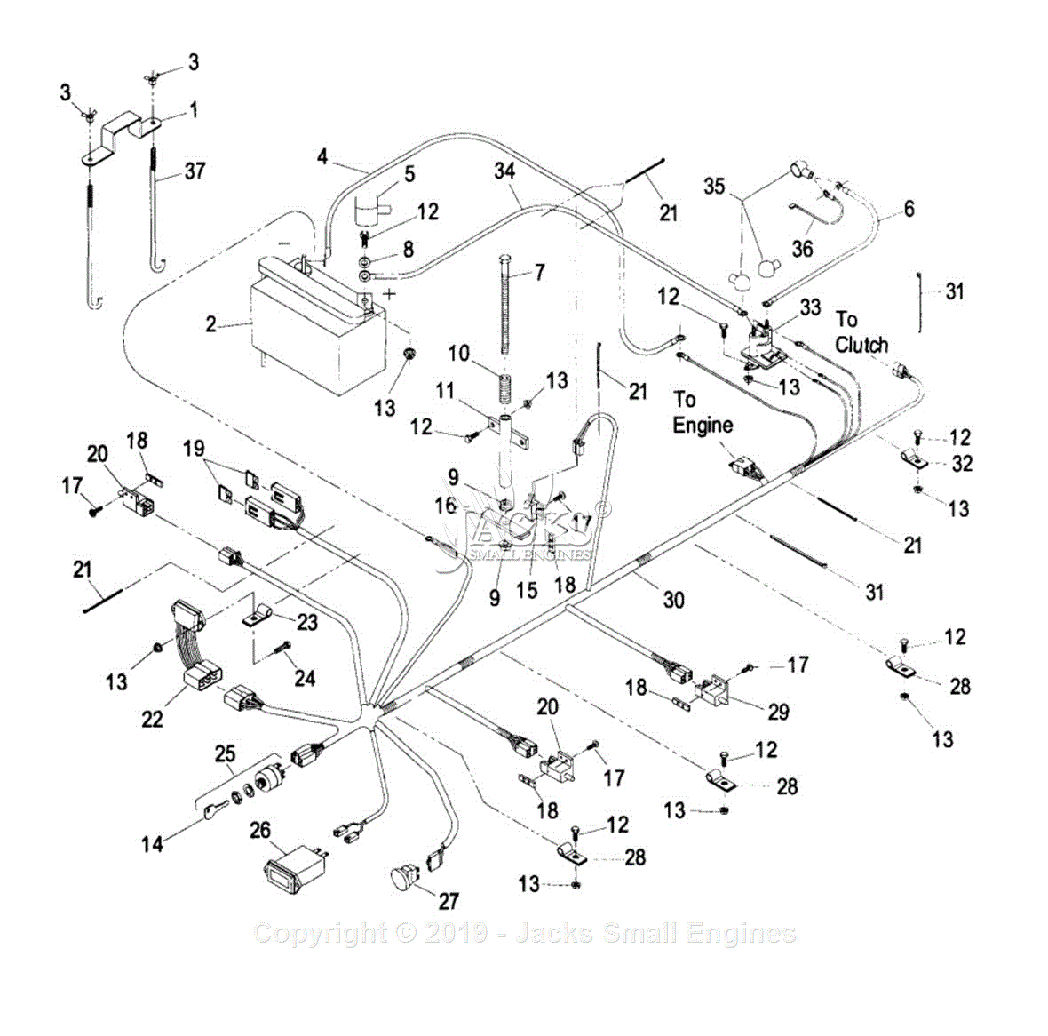 Exmark LZ25KC604 S/N 190,000-219,999 (1999) Parts Diagram for Kohler ...