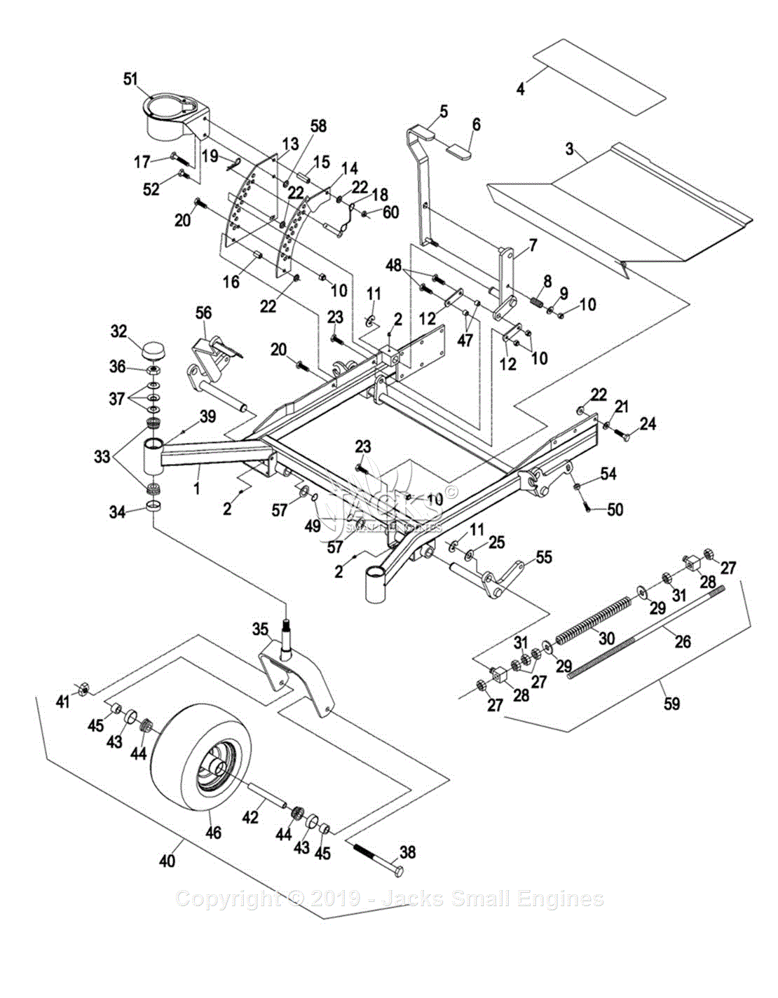 Exmark LZ25KA604 S/N 320,000-369,999 (2002) Parts Diagram for Front ...