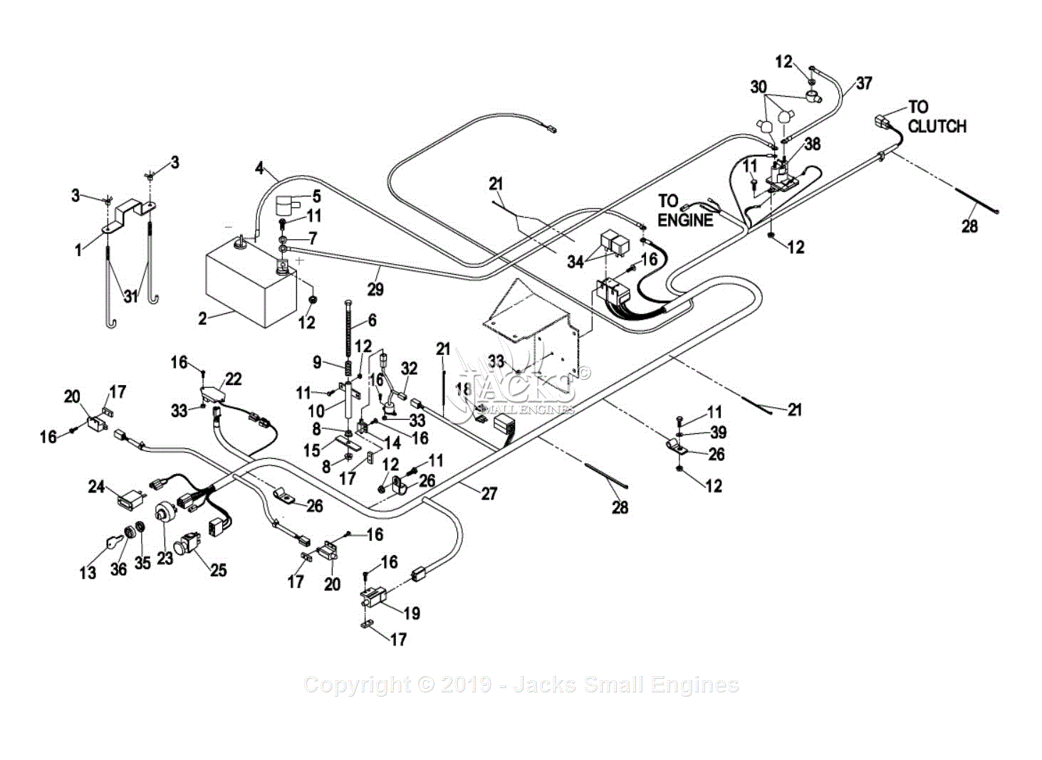 Exmark LZ27LKA604 S/N 260,000-319,999 (2001) Parts Diagram for 