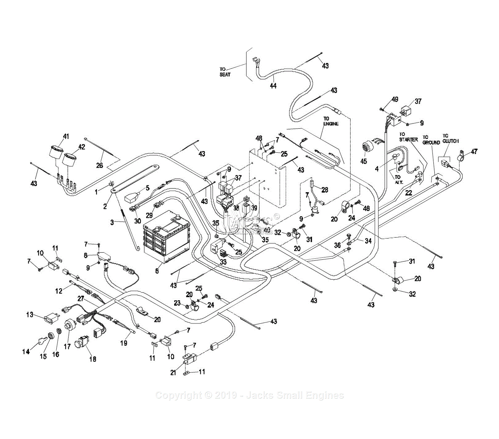 Exmark LZ27DD604 S/N 260,000-319,999 (2001) Parts Diagram for 27 HP ...