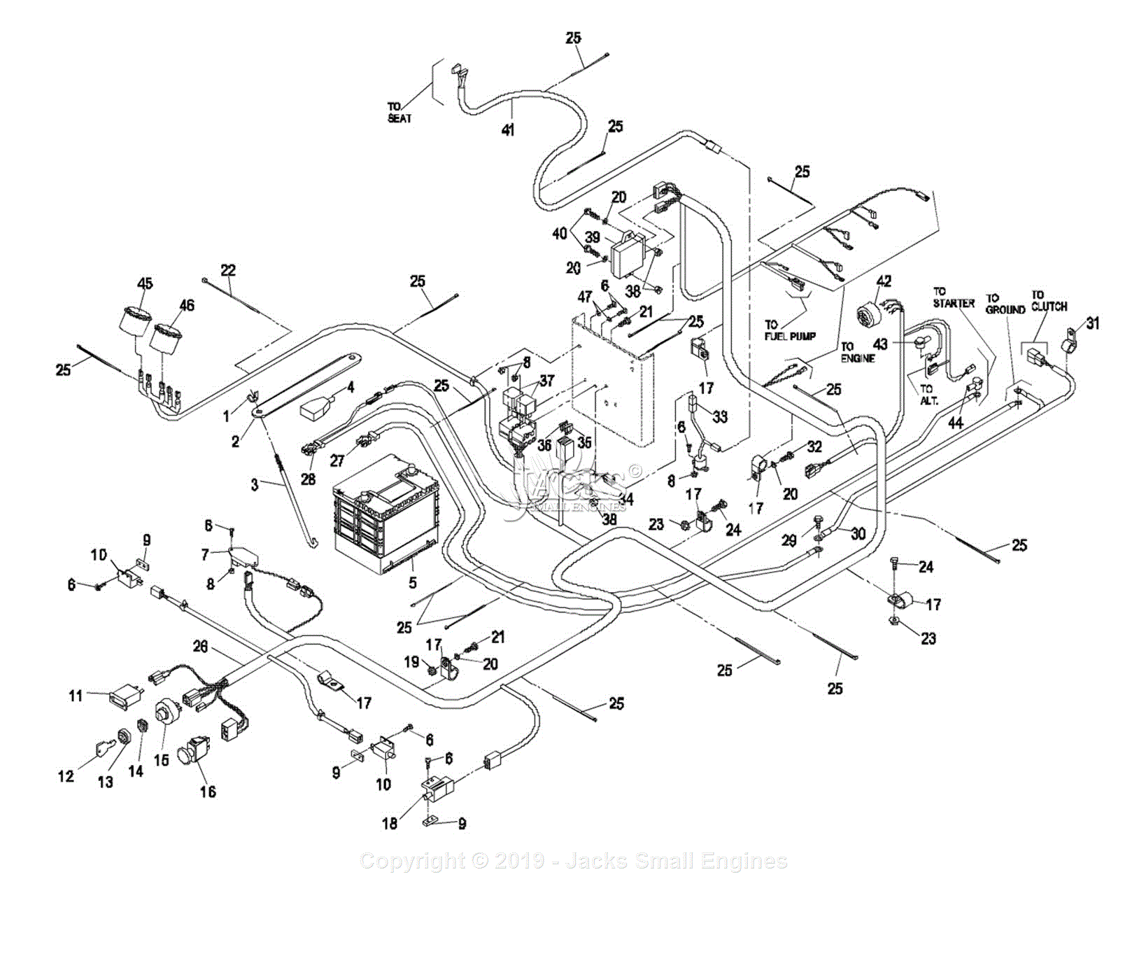 Exmark LZ31DG604 S/N 260,000-319,999 (2001) Parts Diagram for 31 